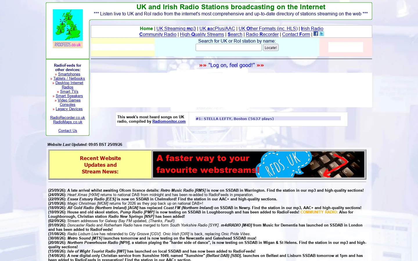 RadioFeeds Recorder 首页截图