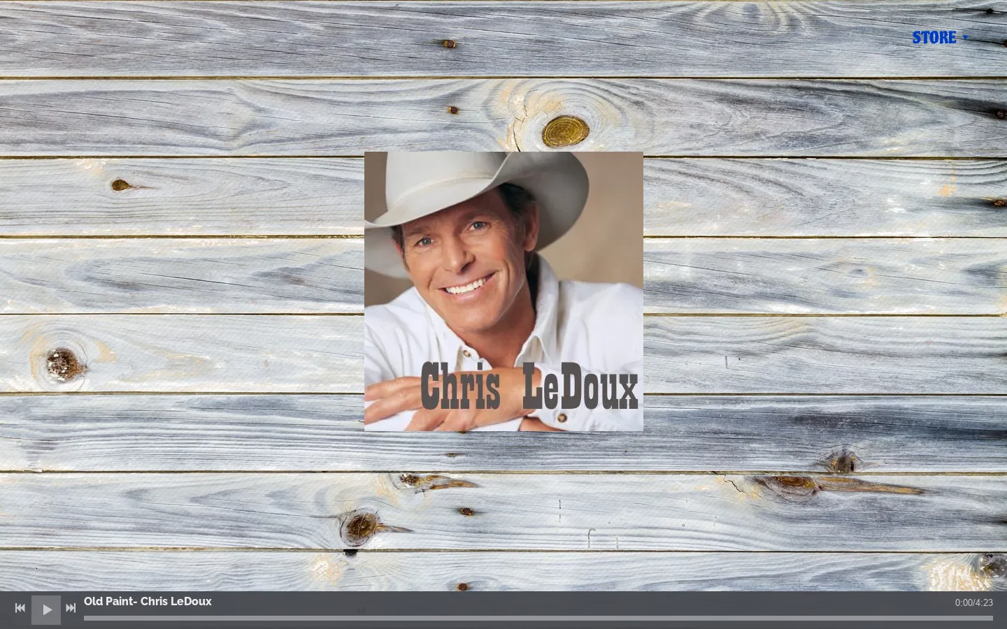 Chris LeDoux 首页截图