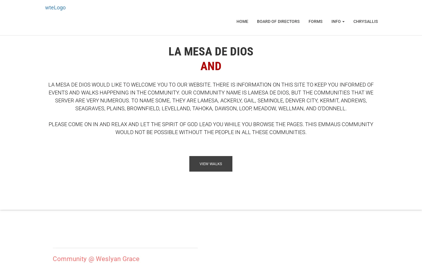 La Mesa De Dios 首页截图
