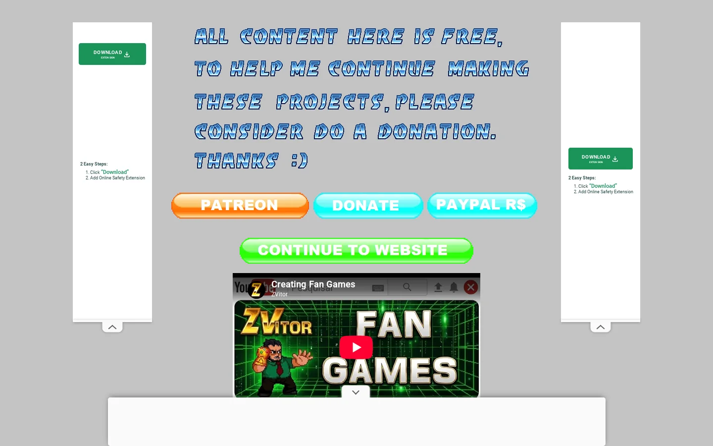 DOWNLOAD FAN GAMES 首页截图