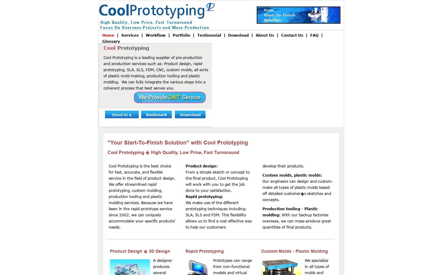 Rapid Prototyping, Industrial Product Designer, Custom Molds, Innovative Design, Product Development in Los Angeles � Cool Prototyping 首页截图