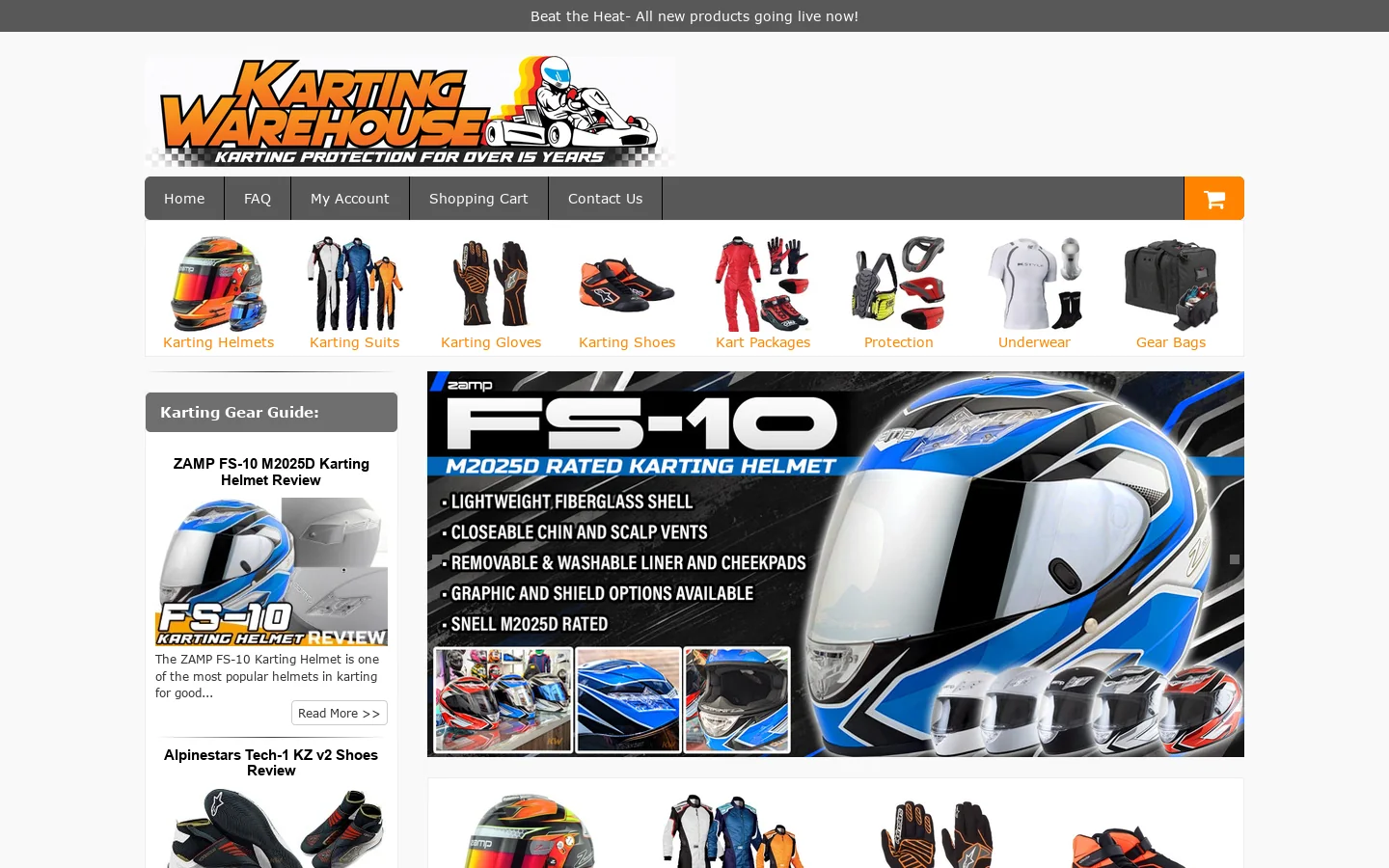 KartingWarehouse.com 首页截图