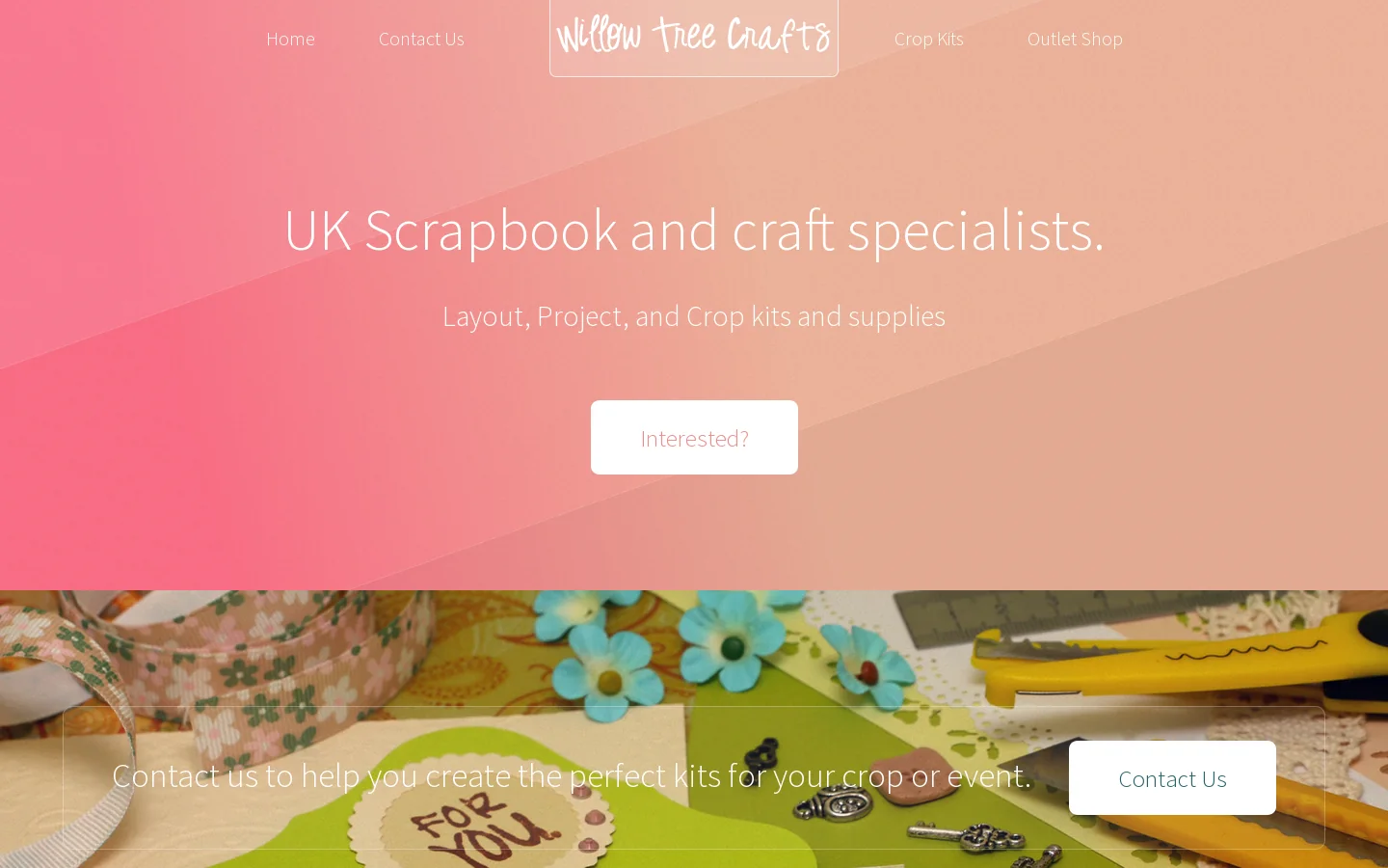Willow Tree Crafts 首页截图