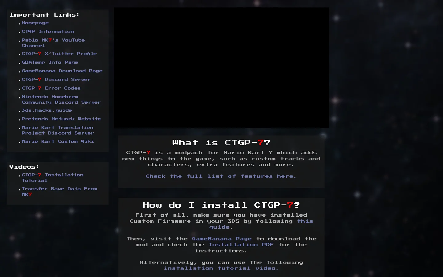 CTGP-7 首页截图