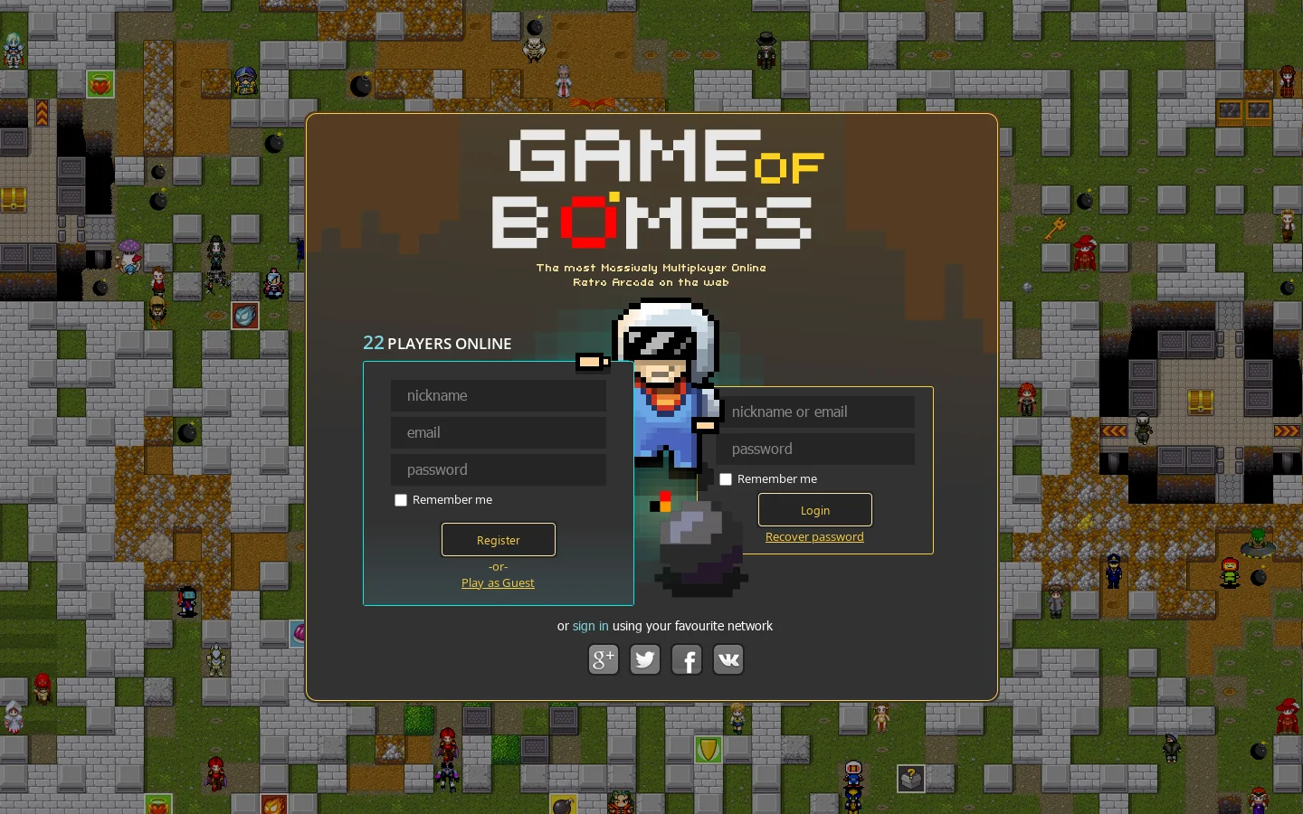 Game Of Bombs 首页截图
