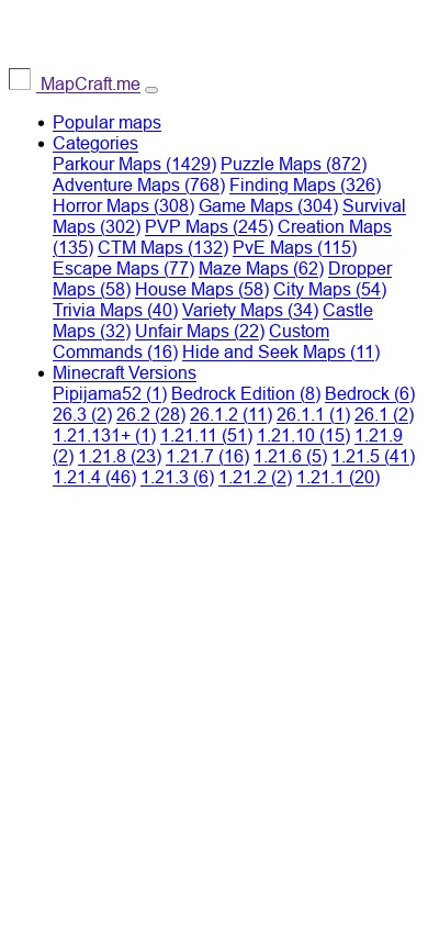 MapCraft.me Homepage screenshot