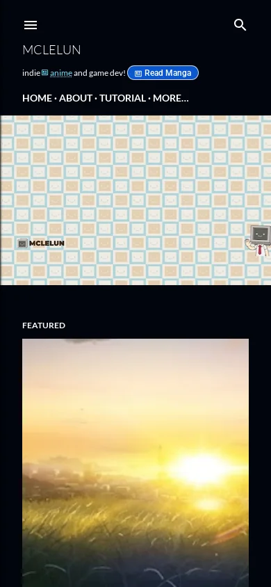 mclelun Homepage screenshot