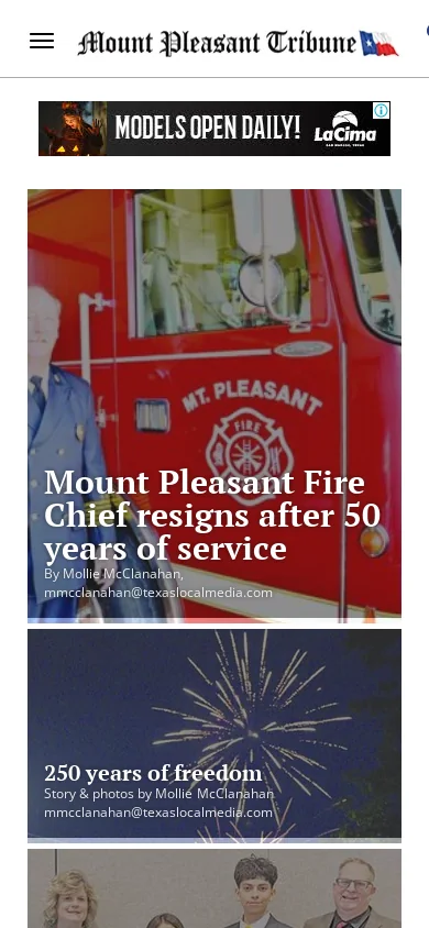 tribnow.com Homepage screenshot