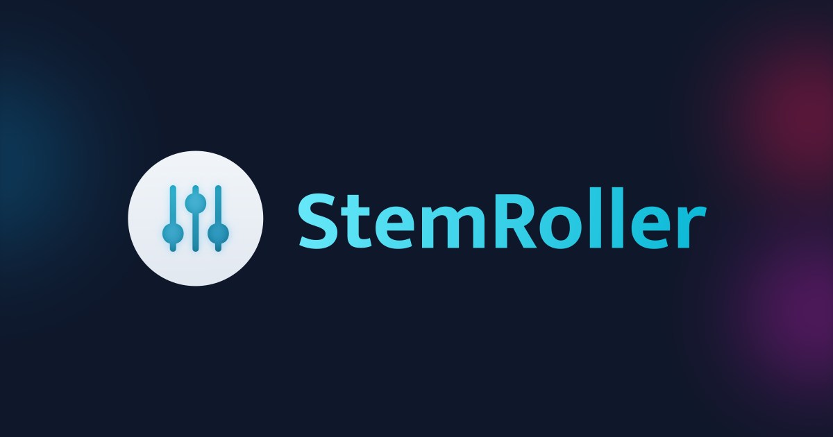 StemRoller - Make stems, instrumental, or acapella version of any song! · Twitter
