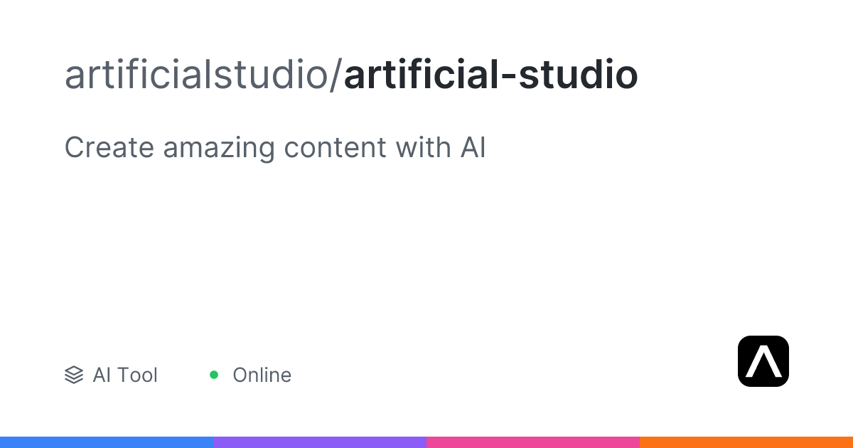AI-Powered Creative Tools | Artificial Studio
