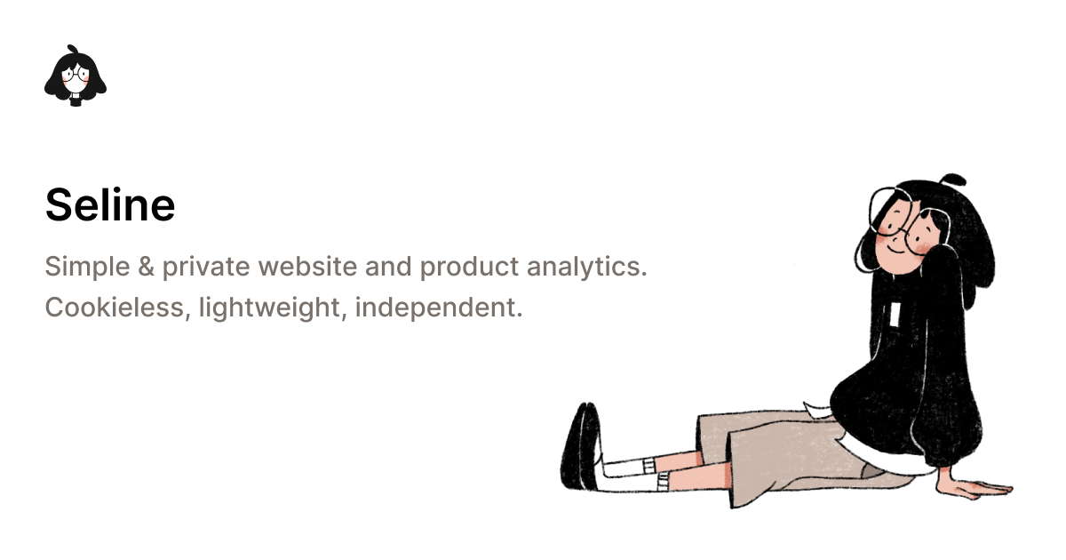 Seline Analytics: The simple & actionable Google Analytics alternative · Twitter