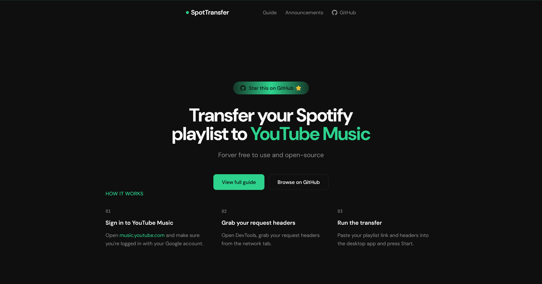 SpotTransfer – Transfer Spotify Playlists to YouTube Music · Twitter