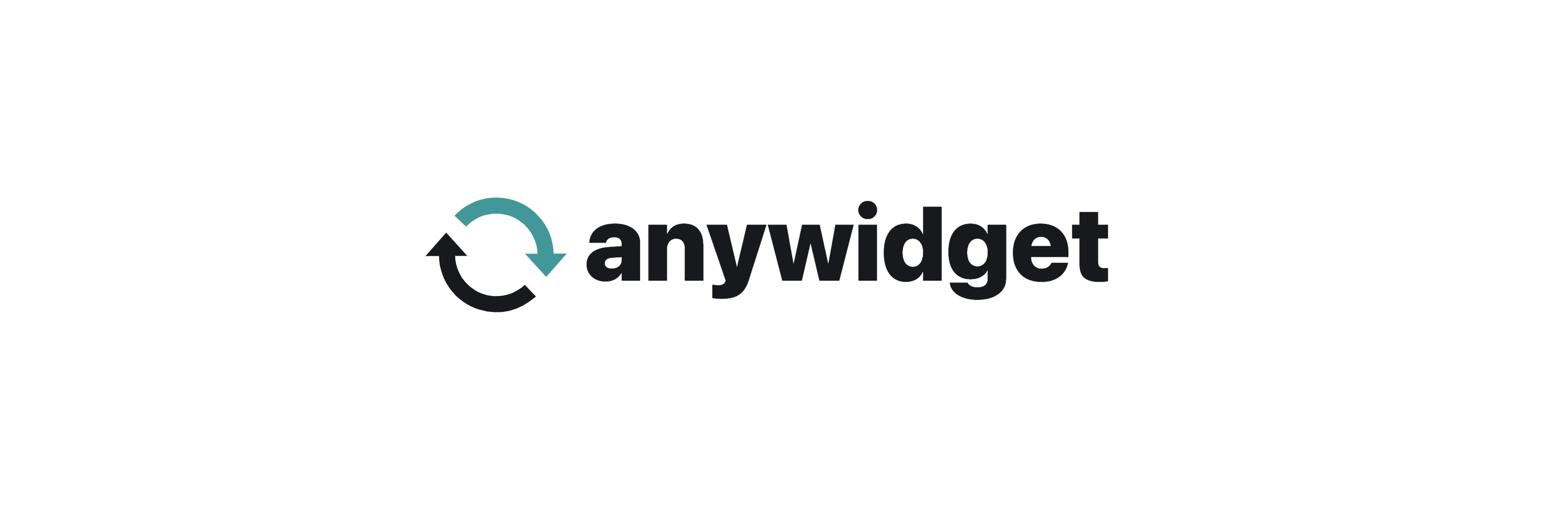 anywidget logo on white background