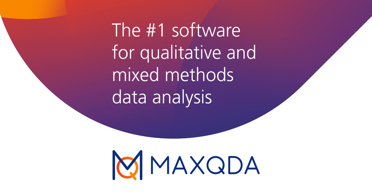 MAXQDA | All-In-One Qualitative & Mixed Methods Data Analysis Tool · Twitter