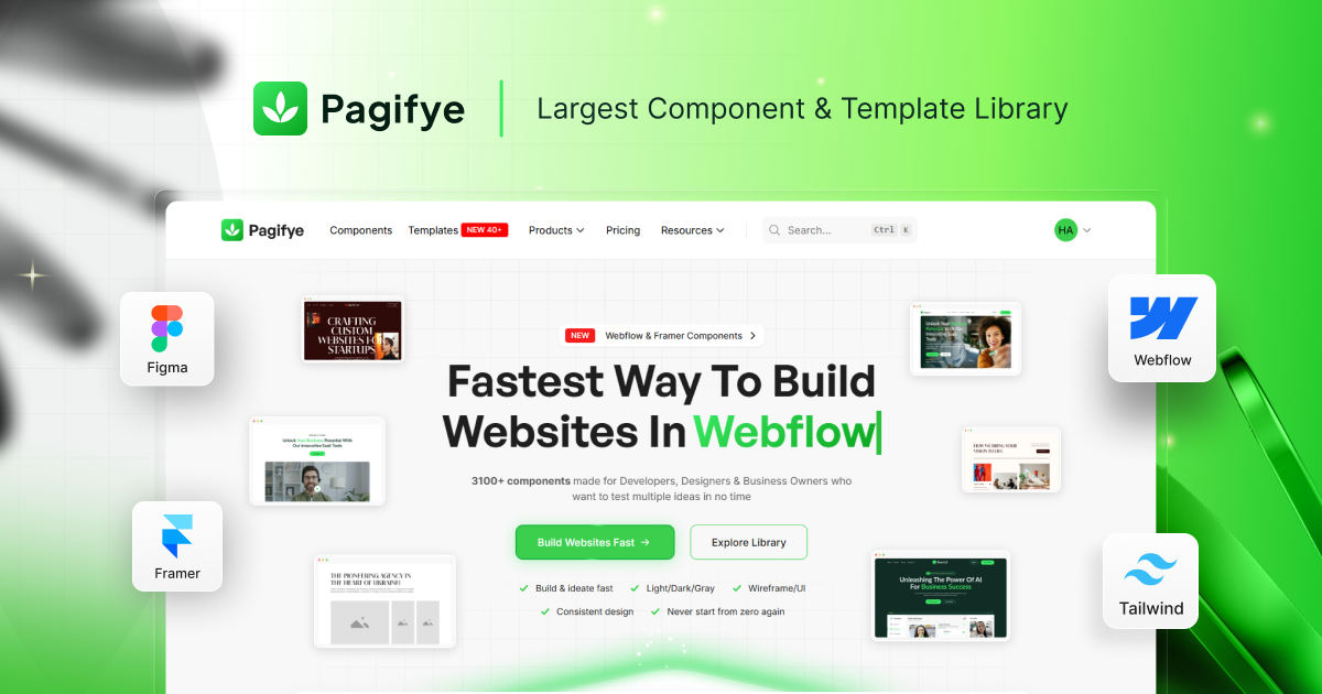 Pagifye | The Ultimate UI Component Library for Designers & Developers · Twitter