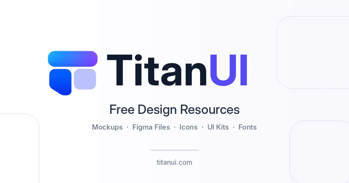 TitanUI - Free Design Resources · Twitter
