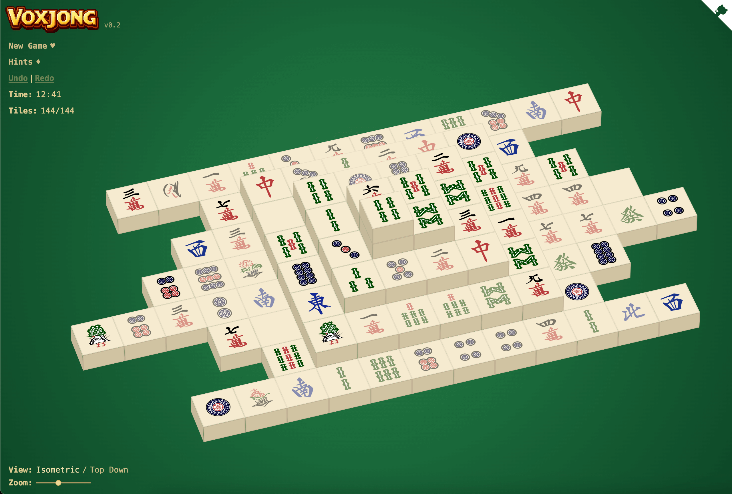 VoxJong - CSS Mahjong Solitaire · Twitter