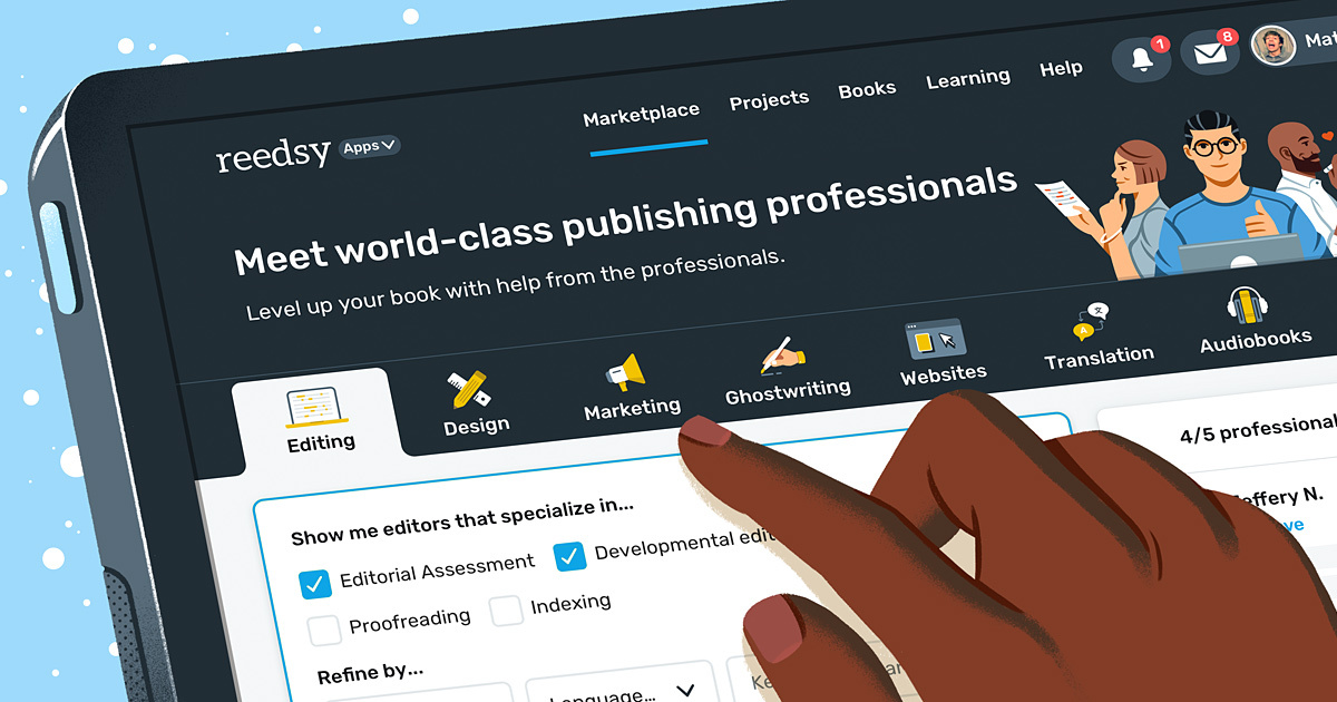 Reedsy: Find the perfect editor, designer or marketer | Reedsy · Twitter