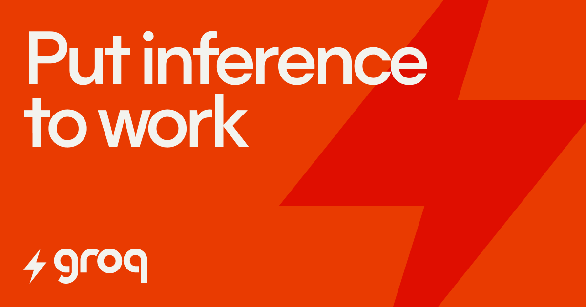 Groq is the premier neocloud for fast inference · Twitter