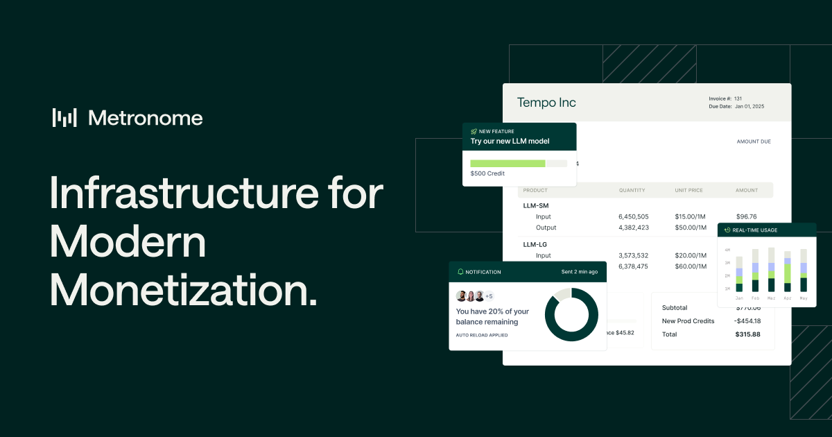 Metronome | Usage-Based Billing Platform · Twitter