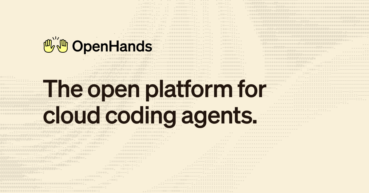 OpenHands | Open Source AI Coding Agent Platform
