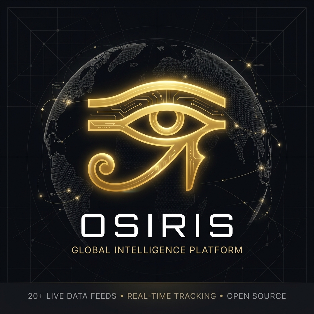 OSIRIS — Open Source Intelligence Platform with Live Tracking & OSINT Tools