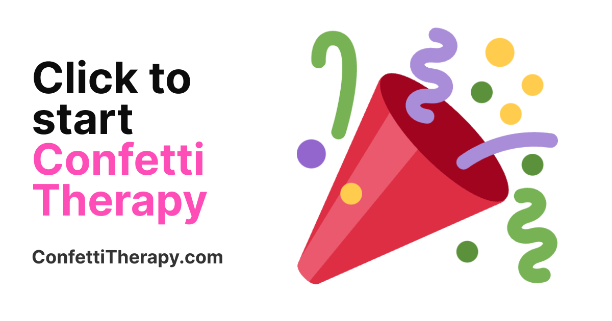 Confetti Therapy · Twitter