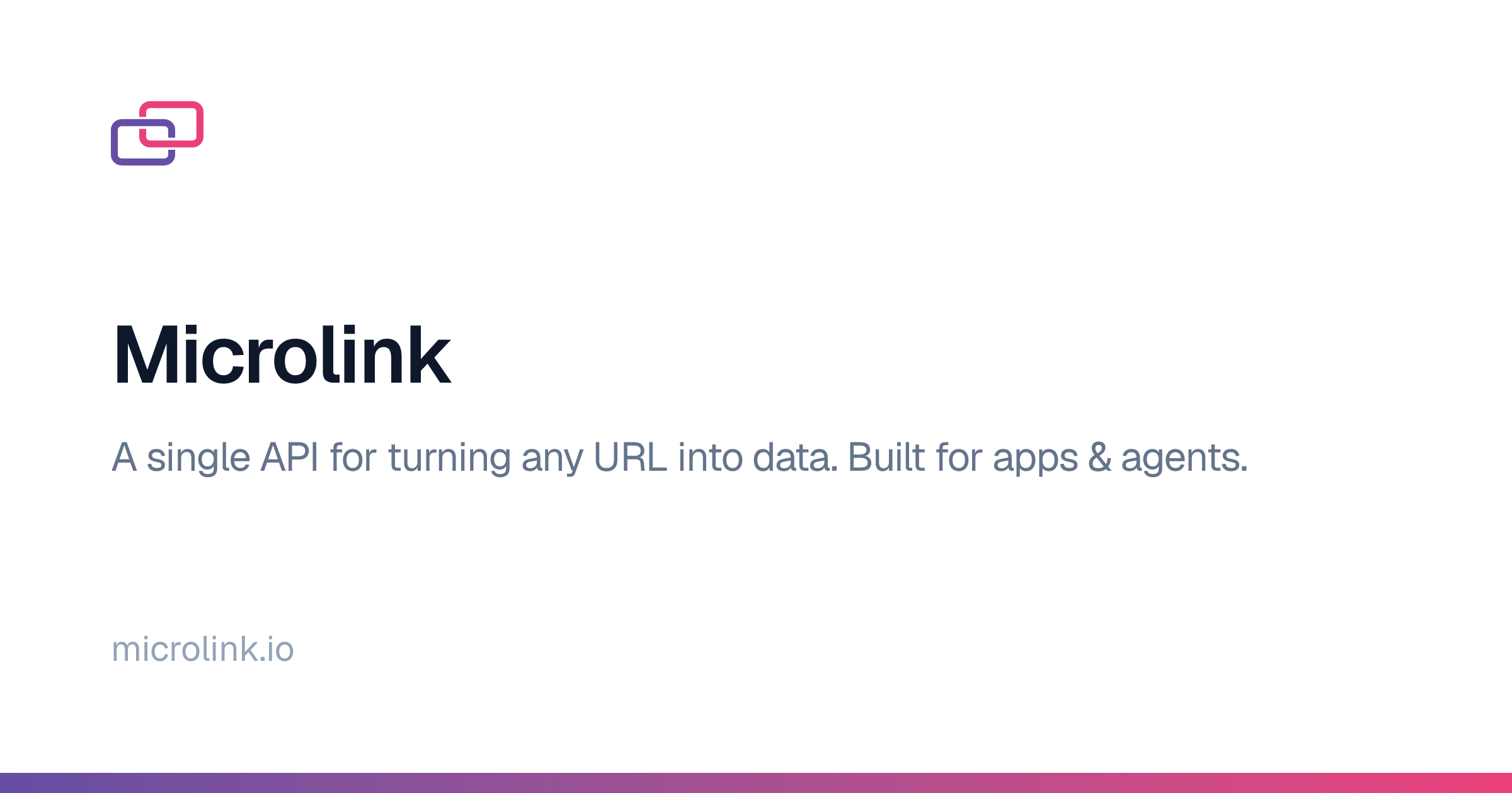 Microlink | The web, ready for AI · Twitter