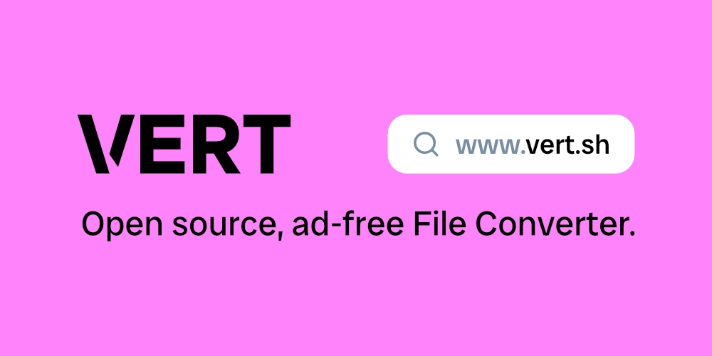 VERT.sh — Free, fast, and awesome file converter · Twitter