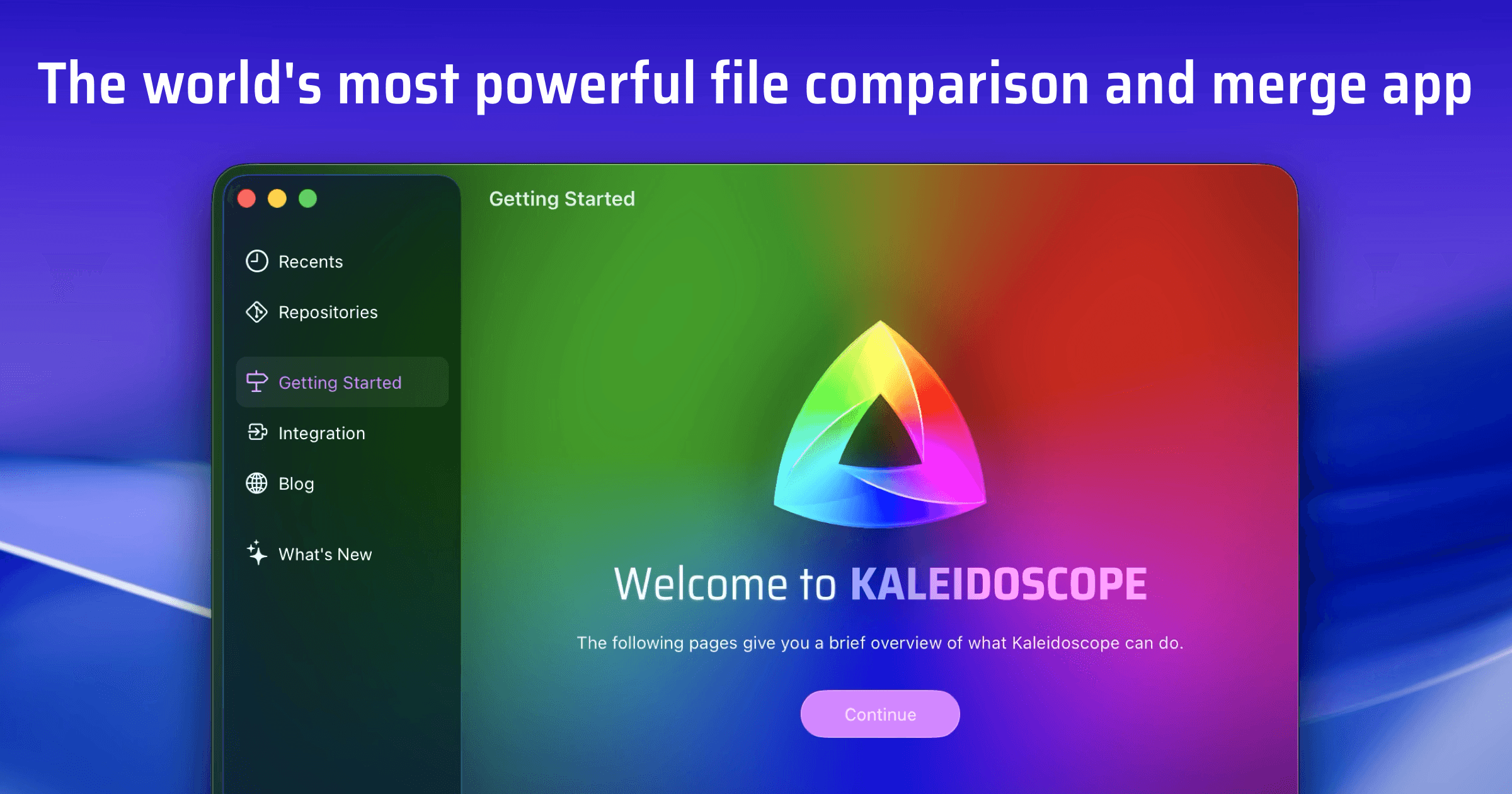 Git Diff and Merge Tool | Kaleidoscope · Twitter