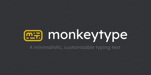 Monkeytype | A minimalistic, customizable typing test · Twitter
