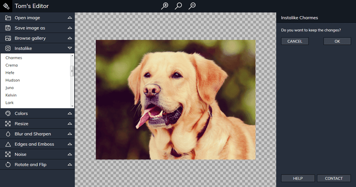 Photo Editor Online | Lots of filters | Convert photos | Tom's Editor · Twitter