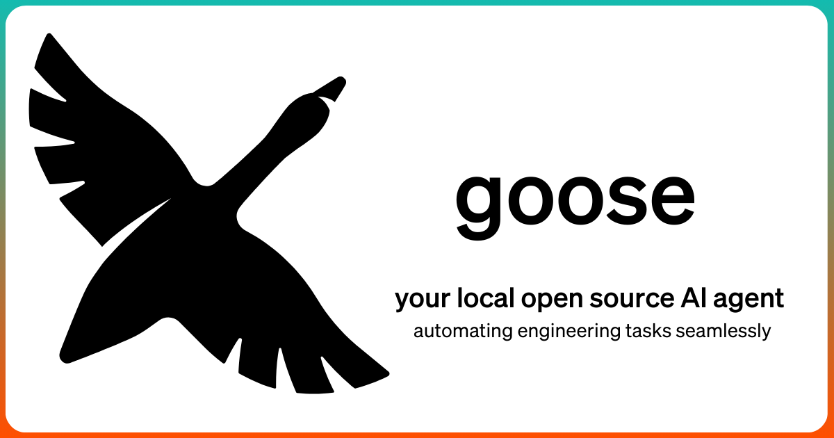 goose | Your open source AI agent · Twitter