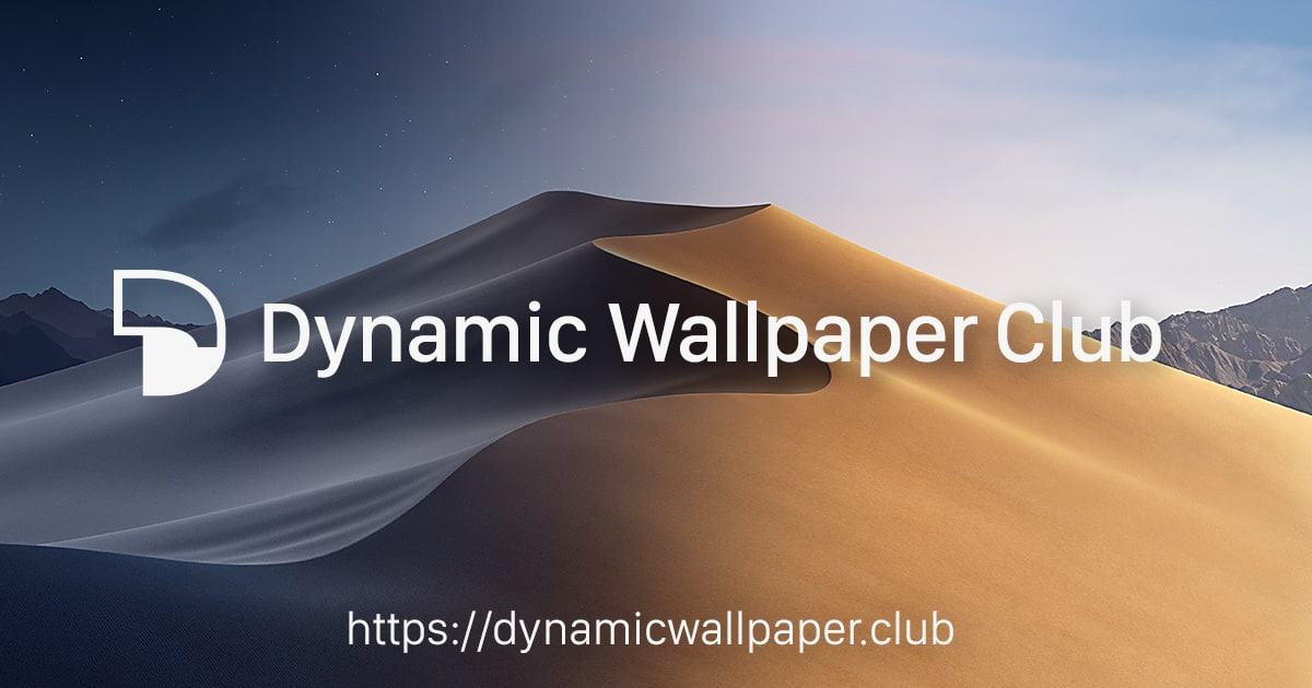 Create and share your own Dynamic Wallpapers for macOS