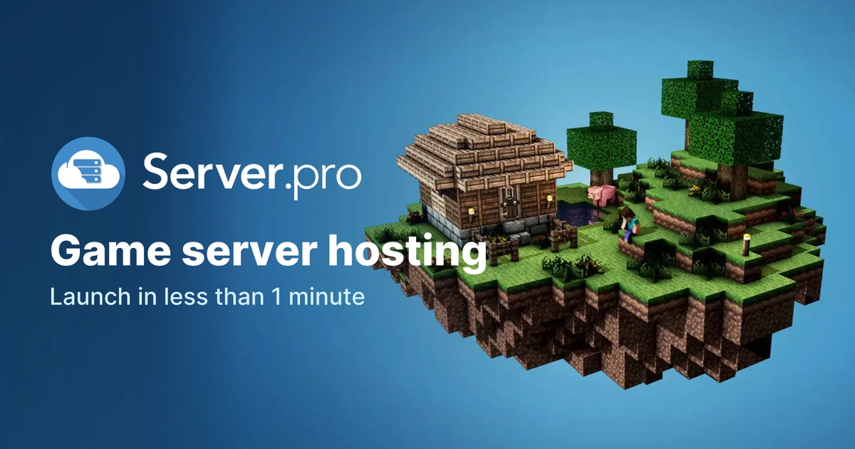 Server.pro - Minecraft Server Hosting & Game Servers · Twitter