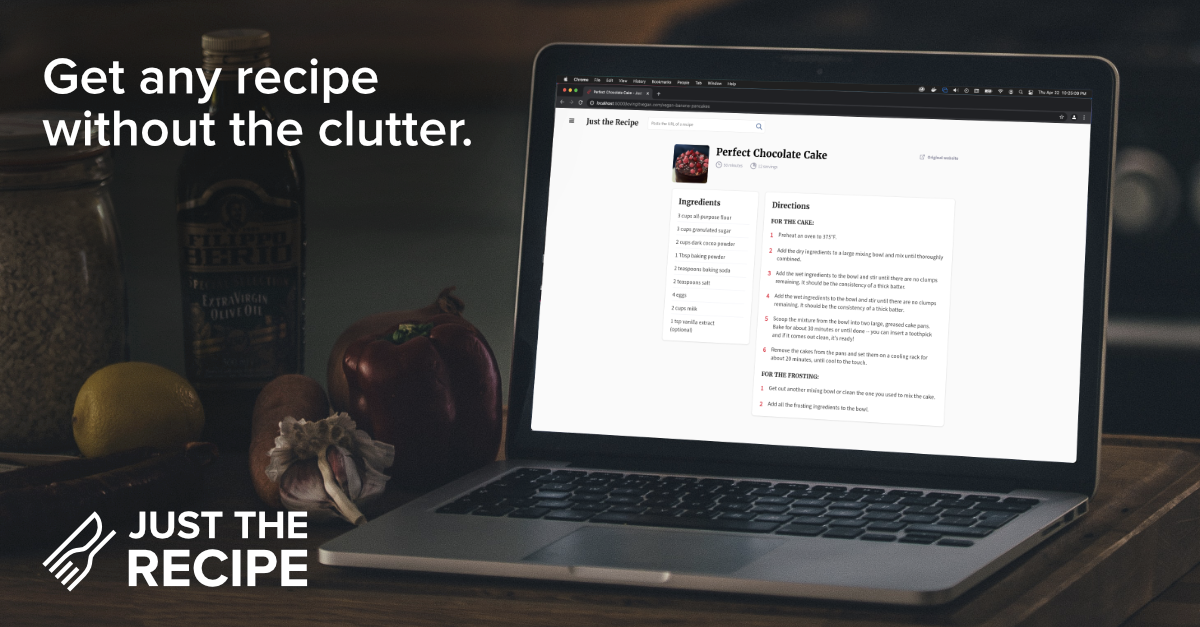 JustTheRecipe · Twitter