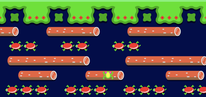 Frogger Game Screenshot