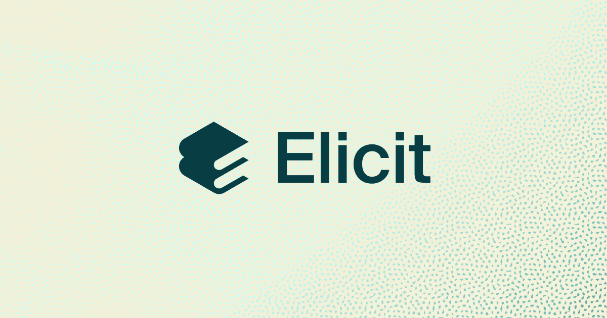 Elicit: AI for research & decision-making · Twitter