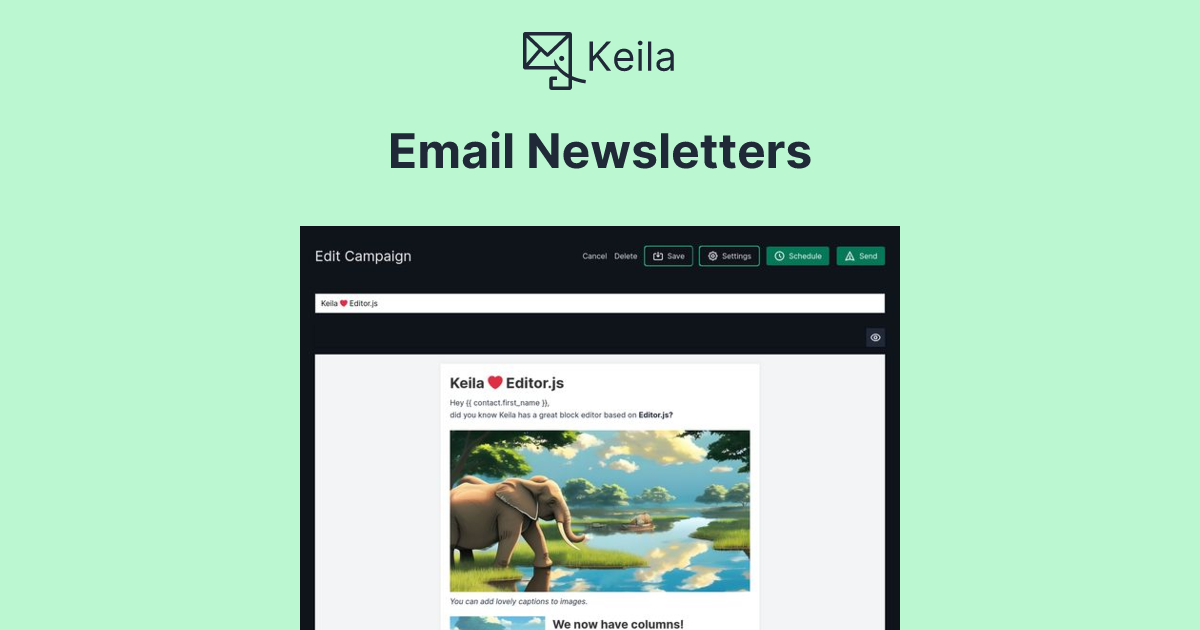 Keila - Open Source Email Newsletters Easy & Reliable · Twitter