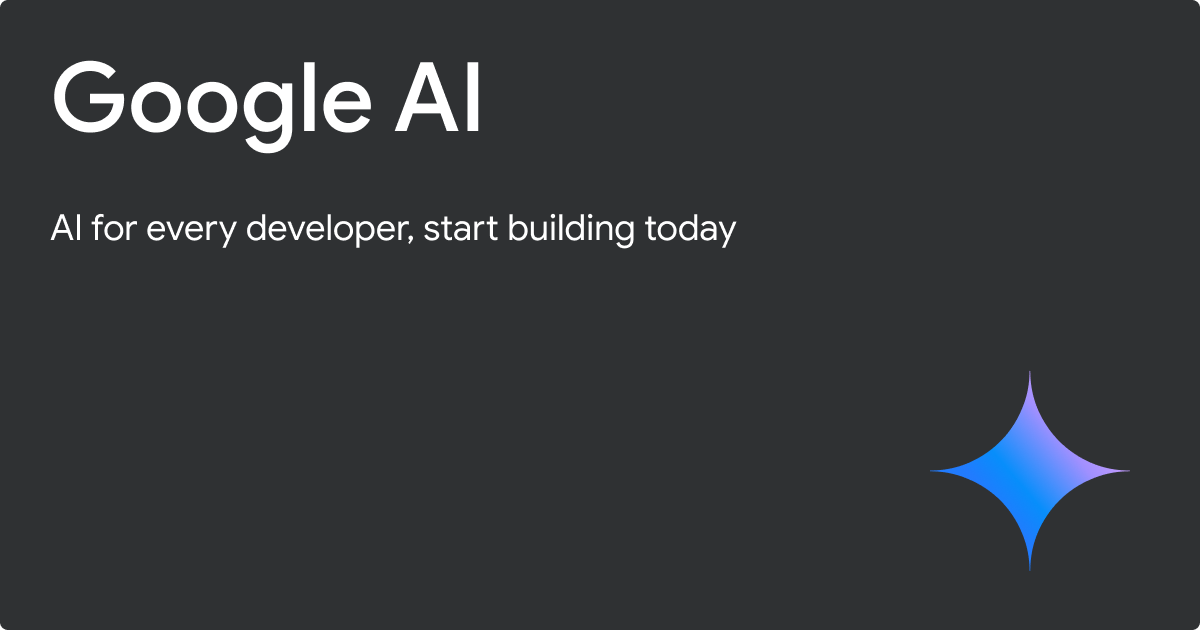 Gemini Developer API | Gemma open models  |  Google AI for Developers · Twitter