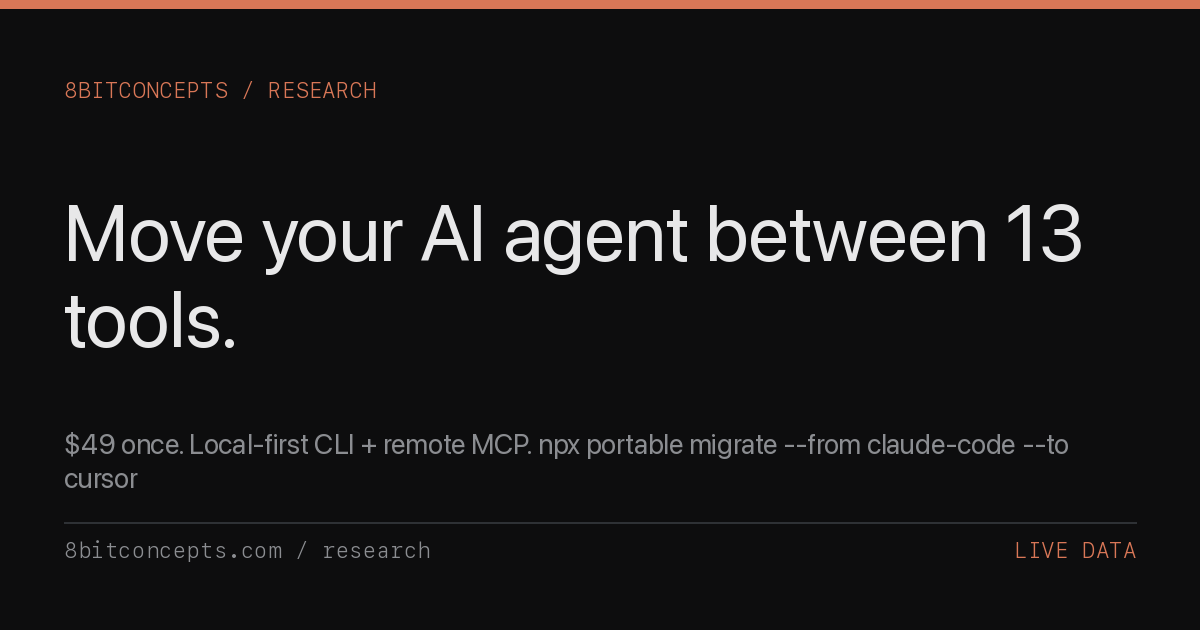 Bring Your AI — portable agent setup · Twitter