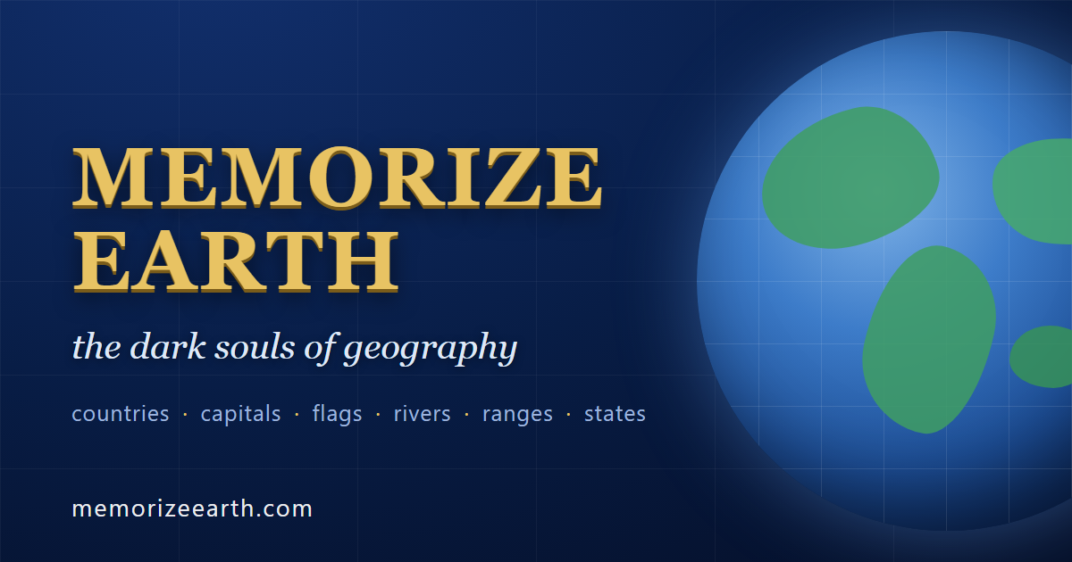 Memorize Earth — the dark souls of geography · Twitter