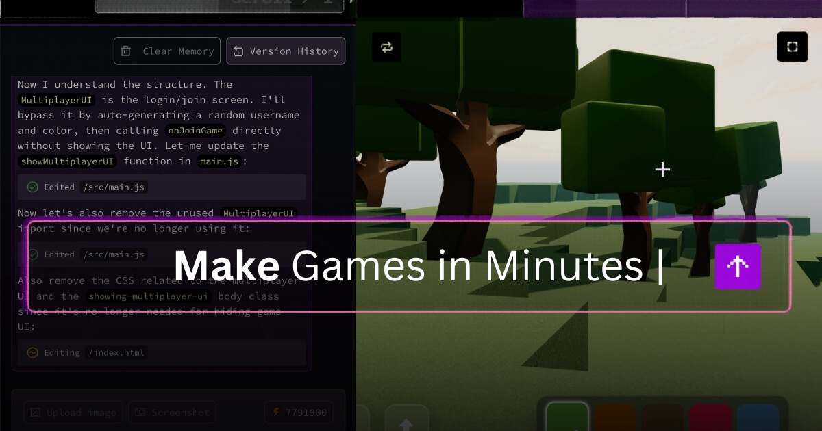 Rosebud AI Game Maker | Create Games with AI · Twitter