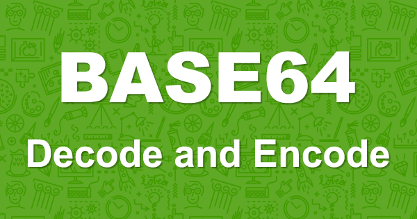 Base64 Decode and Encode - Online · Twitter