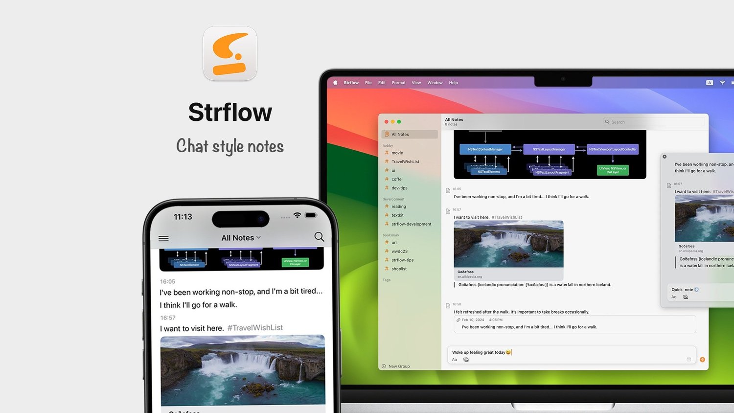Strflow —  Text Yourself Notes App for iPhone, iPad & Mac · Twitter