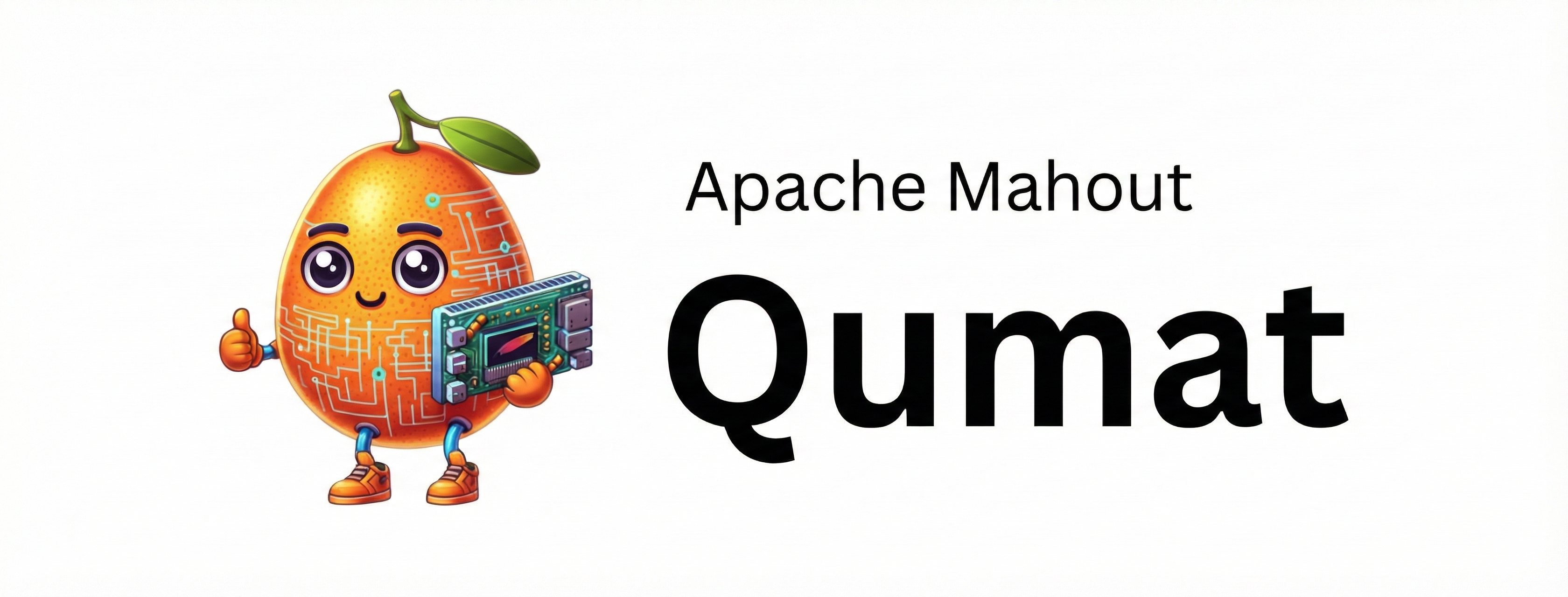 Apache Mahout Qumat mascot and logo