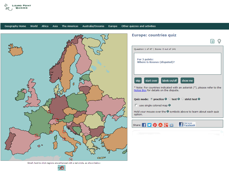 Test your knowledge: Clickable quizzes on geography, history, flags and other activities for learning · Twitter