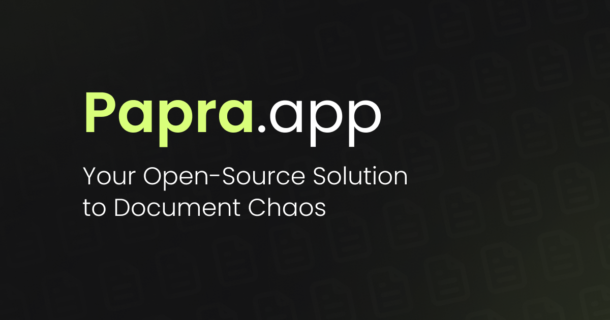 Papra - The document archiving platform