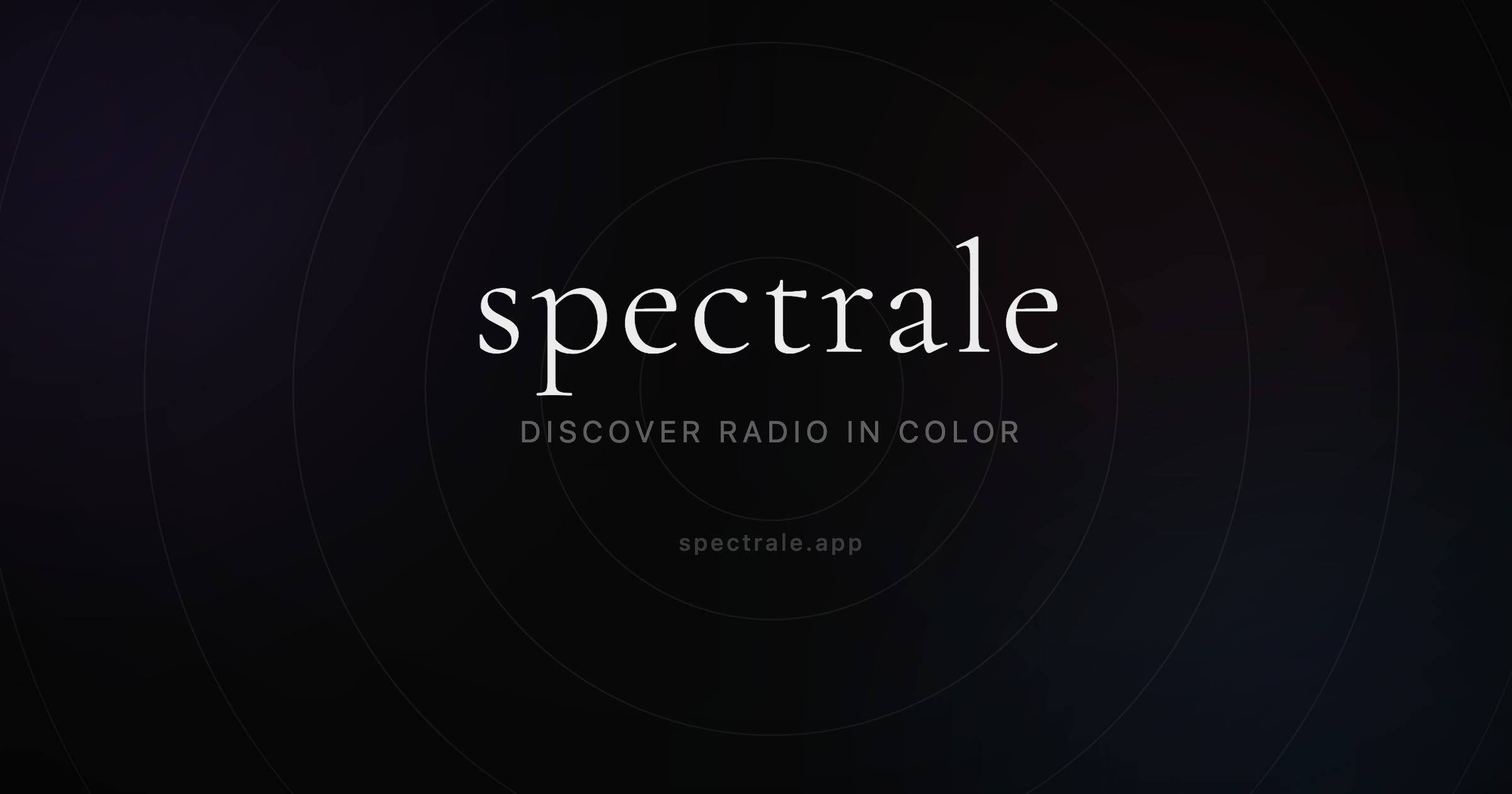 Spectrale — Free Internet Radio Player · Twitter