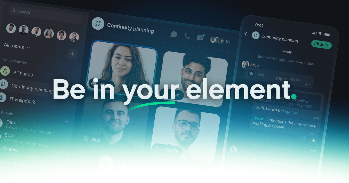 Element | Secure collaboration and messaging · Twitter